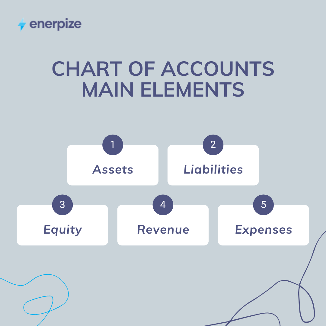 chart of accounts main elements